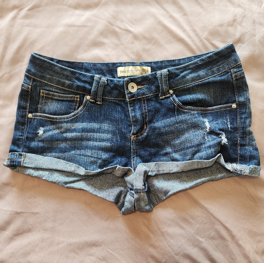 Paris Blues Jean Shorts